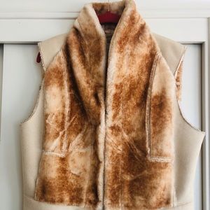 Romeo & Juliet Couture Shearling Vest
